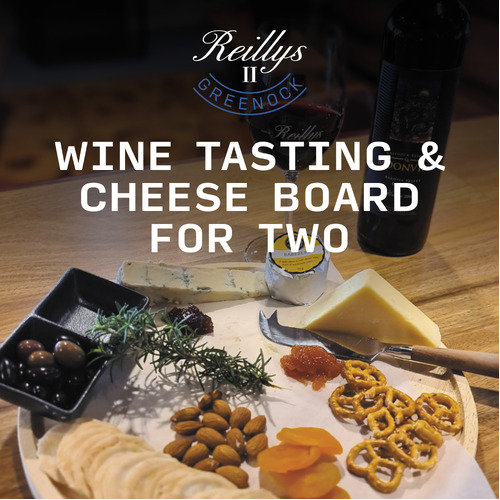 GIFT VOUCHER | Wine Tasting for Two at Greenock [Wine Tasting + Cheese Board only]